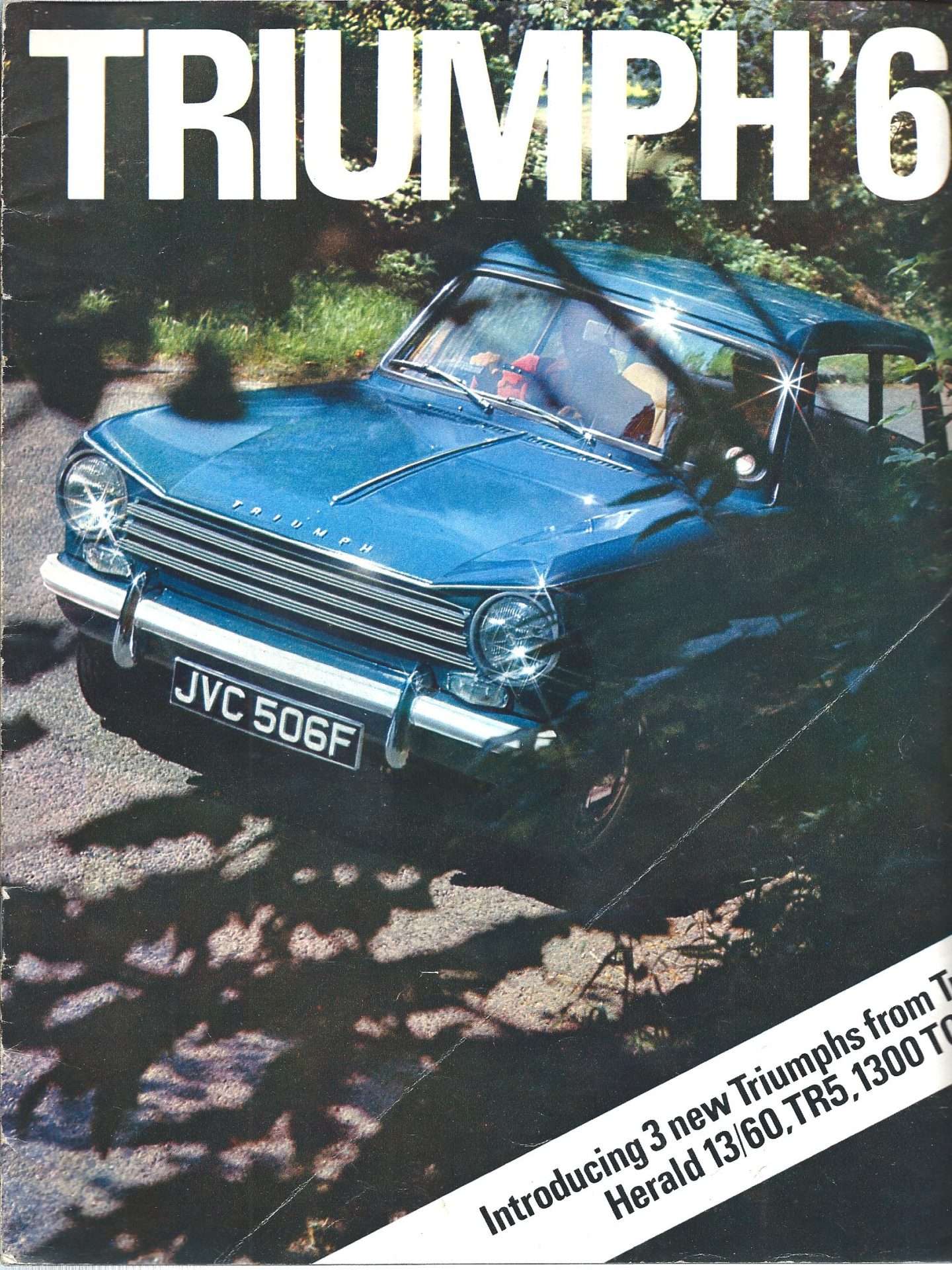 Triumph 1968 Sales Marketing brochure Introducing Model Range
